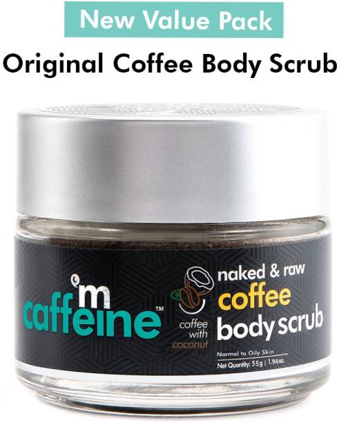 MCaffeine Exfoliating Coffee Body Scrub for Tan Removal & Soft-Smooth Skin - 100% Natural Scrub