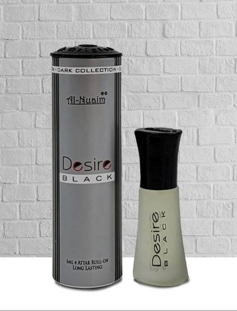 Al Nuaim Brand 100% Original Desire Black 6Ml Great Fragrance Long-Lasting (Unisex) Floral Attar