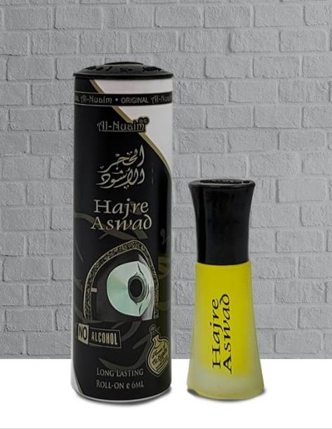 Al Nuaim Brand 100% Original Hajre Aswad 6Ml Great Fragrance Long-Lasting (Unisex) Floral Attar