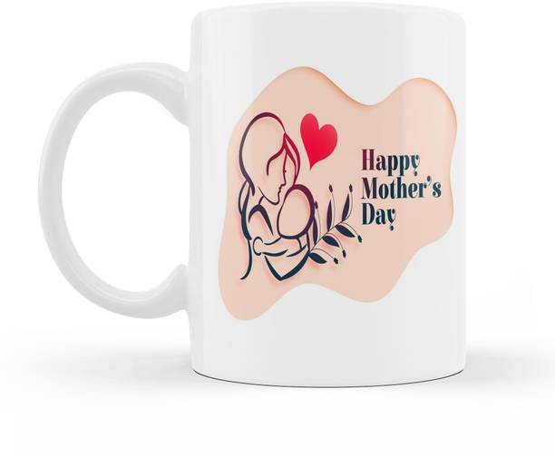 Dezzbee Gift For Mom Happy Mothers Day Printed Ceramic Coffee Ceramic Coffee Mug