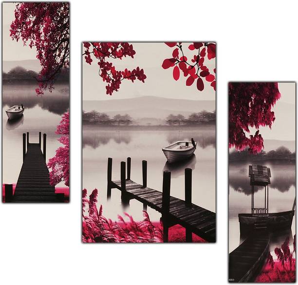 pnf Poster And Frame Natural Landscape Scenery MDF Painting | Home Decoration Item Digital Reprint 12 inch x 18 inch Painting