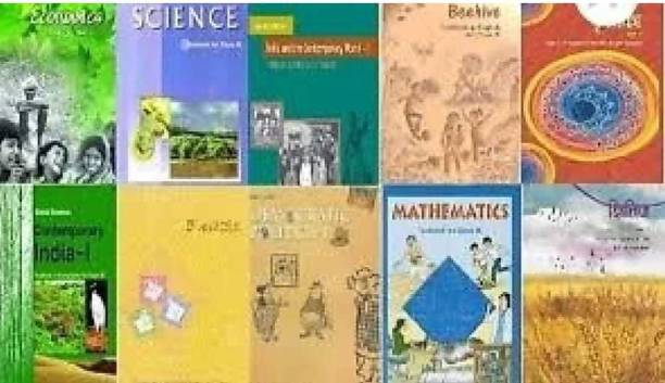 NCERT Books Set Class 9th (English Medium) Mathematics+science+social Science+english+hindi Set Of 10 Books
