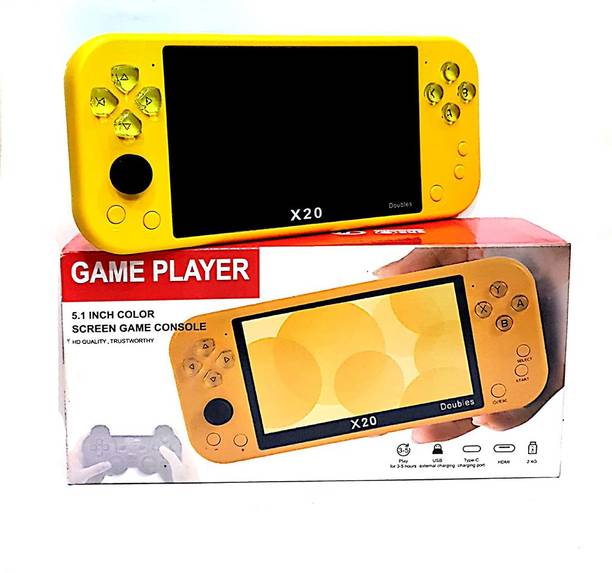 Clubics X20 5.1" Game Console W 8GB Memory With 15000 HD Games/Speaker - Yellow HD Edition