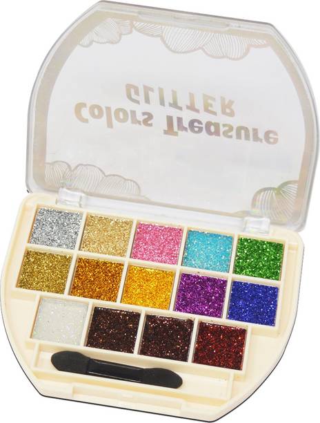 DFXZ Colors Treasure Glitter Eyeshadow, Multicolor (MI503) 47 g