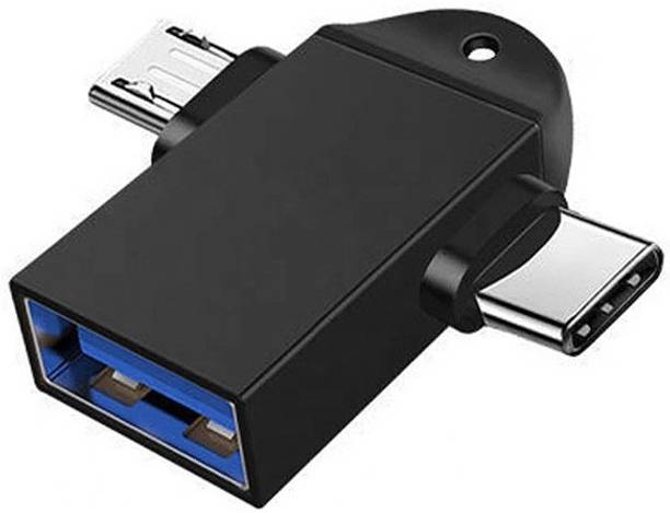 Crystonics USB Type C, Micro USB OTG Adapter