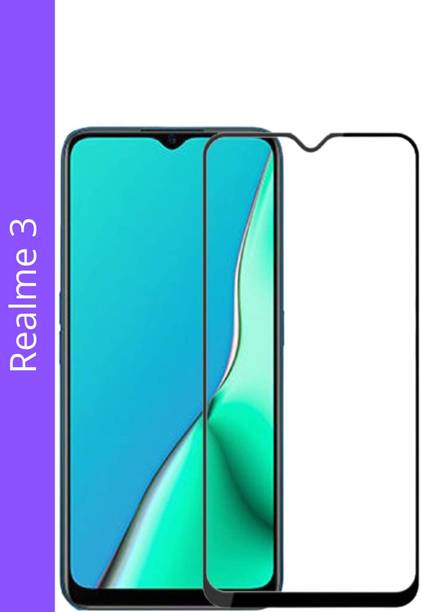 NEASH Edge To Edge Tempered Glass for Realme 3