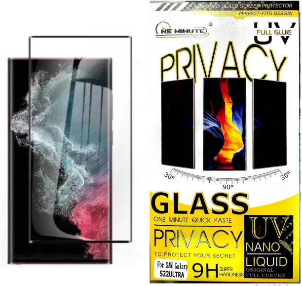 HQ Protection Tempered Glass Guard for Samsung Galaxy S22-Ultra 5G (Privacy Screen Guard )--