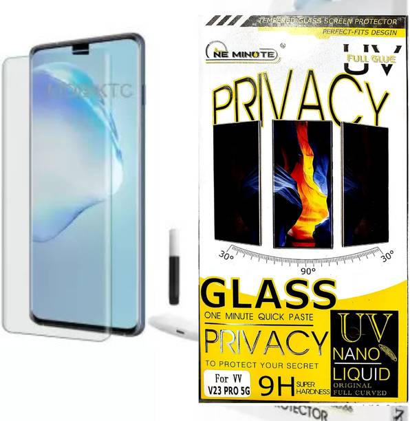 HQ Protection Tempered Glass Guard for ; VIVO X70-PRO - ( Privacy-Screen Guard )
