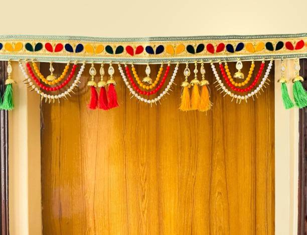 VISHVA ENTERPRISE Traditional Door Hanging for Home Toran(Handicraft,36 Inches × 8 Inches) Toran