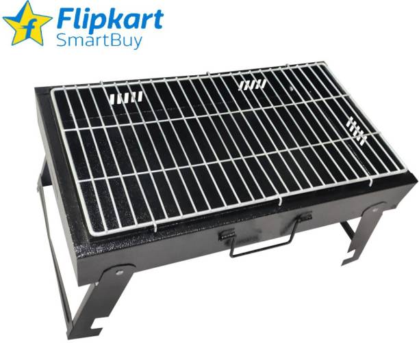 Flipkart SmartBuy Big Table Top Portable Charcoal Barbecue With Grill, Skewers, Glove And Tong Charcoal Grill