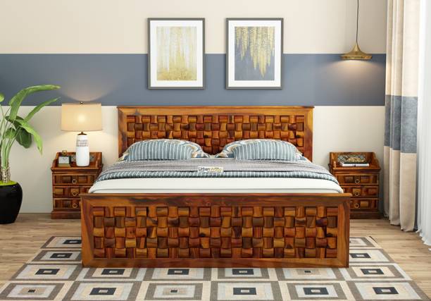 urban wood Solid Wood Queen Drawer Bed