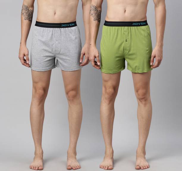 Pack of 2 Solid Men Boxer