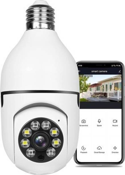 SKY HUB 1080P Wireless WiFi PTZ Dome PTZ Bulb WiFi Smart Motion Detection Two Way Audio Security Camera