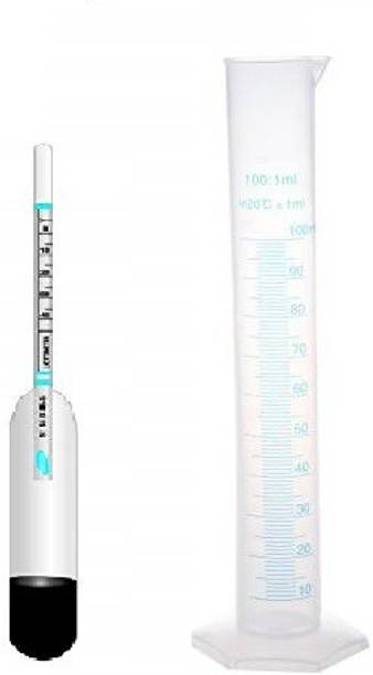 Indiginous Milk Lactometer With 100 ML Test Tube Manual Handheld Refractometer