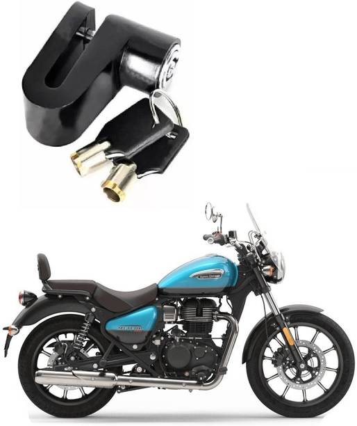 Jetnix Heavy Steel Disc Break Security Lock Disc Lock For Royal Enfield Mateor 350 Disc Lock