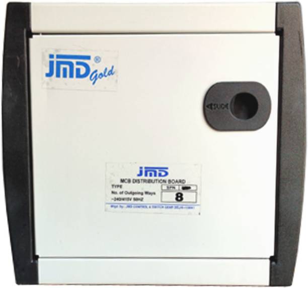 jmD Gold Db Spn 8 Way Mcb & Rccb Double Door With Dust and Rust Protection Distribution Board