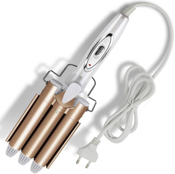 GIE Women Lady Ceramic Travel Hair Curler Curling Iron Rod Wand Waver Maker 45W 10 Electric Hair Curler