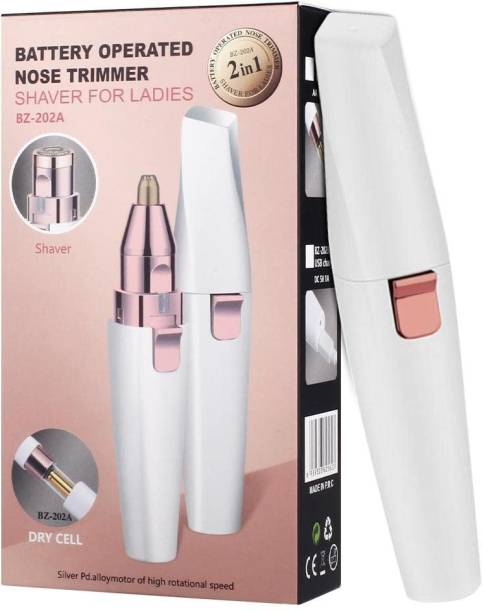 DandT Rechargeable All in 1 trimmer ( eyebrow,face,ears,bikini area).white color Cordless Epilator