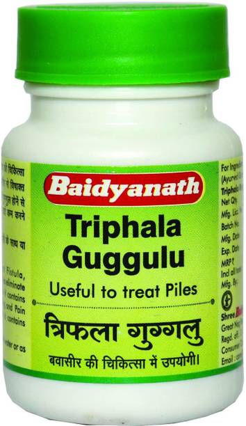 Baidyanath Triphala Guggulu | Useful to treat Piles - 80 tablets