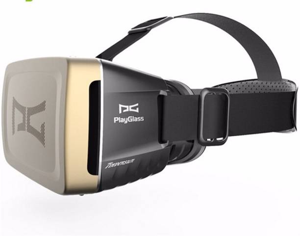 YK RETAIL PlayGlass Virtual Reality Helmet Glasses 3D Video Headset Box For 4-6" Screen