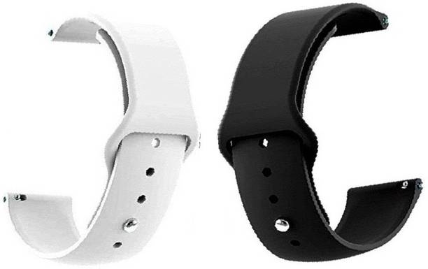 BLACK LOVIES 22MM SOFT SILICON BELT Smart Watch Strap
