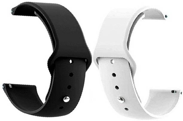 BLACK LOVIES 22MM SOFT SILICON BELT Smart Watch Strap