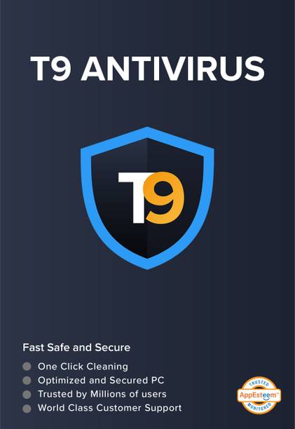 systweak T9Antivirus Renewal 1 PC 1 Year Anti-virus Compatible with Windows (Email Delivery - No CD)