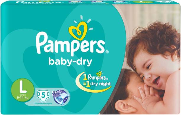 Pampers Taped Diapers - L