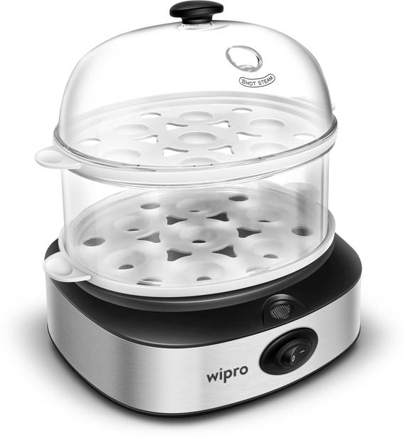 Wipro 4 in 1 Electric Multi Cooker-Steamer,Poacher,Cook & Egg Boiler 360W Auto Cut off ?VB021140 Egg Cooker