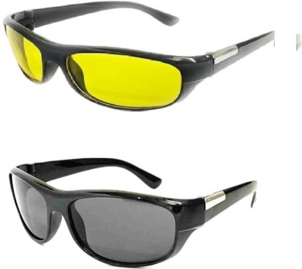 KKBOYZ Night Vision, Riding Glasses, Gradient Mirrored Cycling Goggles