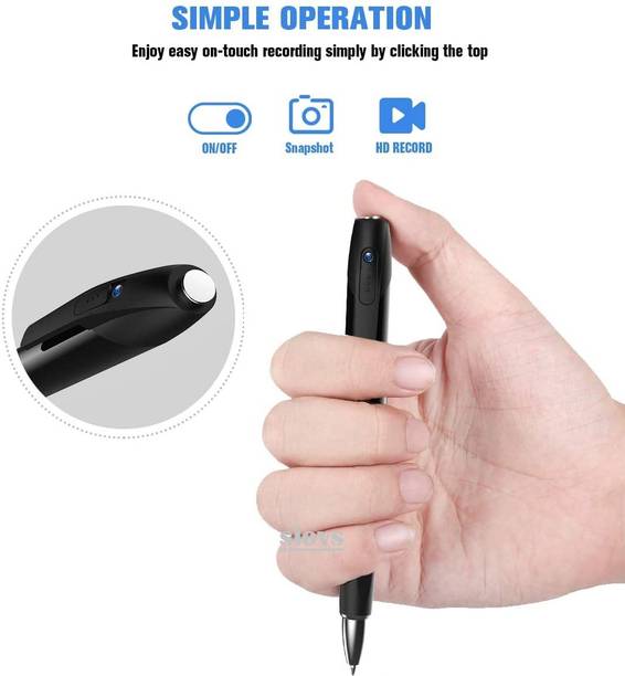 SIOVS Pen with Video & Photo Recorder Multifunction Camera One-Button Control Security Camera