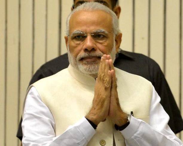 Poster Narendra Modi sla997 (Large Poster, 36x24 Inches, Plastic Paper, Multicolor) Fine Art Print