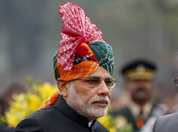 Poster Narendra Modi sla1010 (Large Poster, 36x24 Inches, Plastic Paper, Multicolor) Fine Art Print