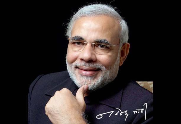 Poster Narendra Modi sla1011 (Large Poster, 36x24 Inches, Plastic Paper, Multicolor) Fine Art Print