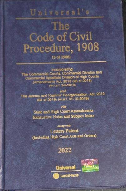 The Code Of Civil Procedure ,1908