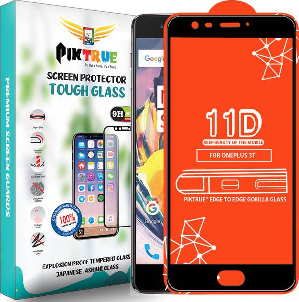 PikTrue Edge To Edge Tempered Glass for OnePlus 3T