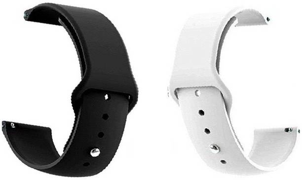 BLACK LOVIES 22MM SOFT SILICON BELT Smart Watch Strap