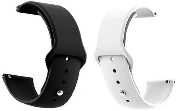 BLACK LOVIES 22MM SOFT SILICON BELT Smart Watch Strap
