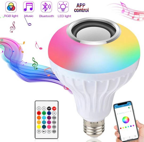 Uborn NEW ARRIVAL Bulb Led Music Light RGB Remote Control Bedroom Party Decoration 10 W Bluetooth Laptop/Desktop Speaker