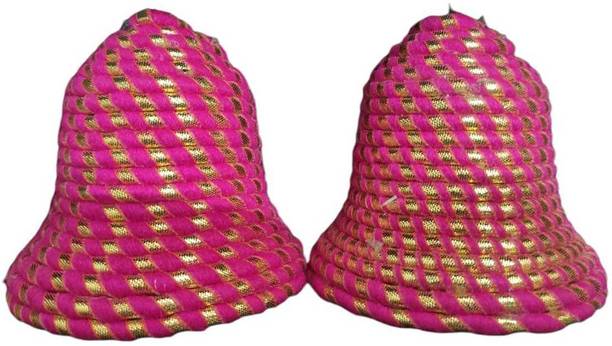 Nutts Gota Bell Crafts/Decoration/Festive Decor (Pack of 2) (Pink)