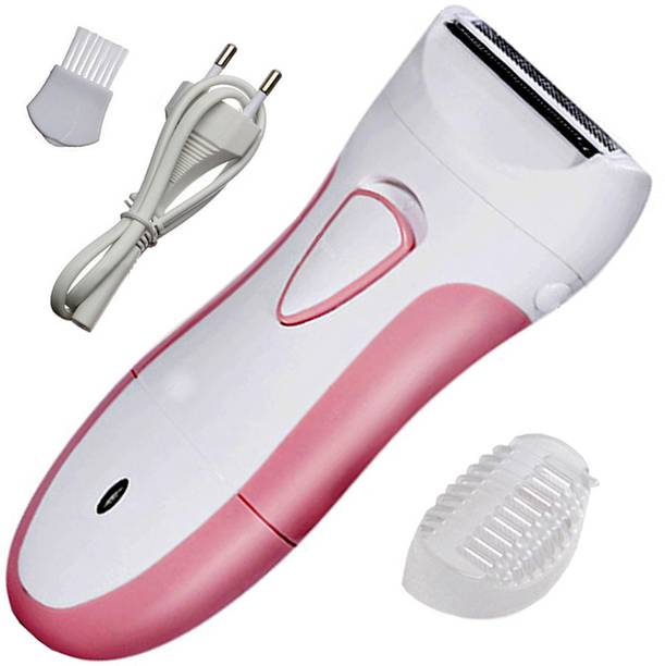 QGS Women 2in1 Rechargeable Waterproof Trimmer Shaver Painless Epilator 3 Blade XC Cordless Epilator