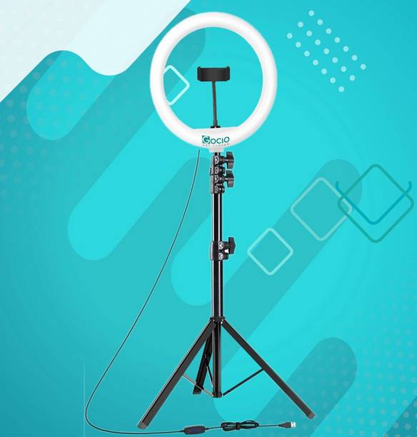 JAMMY ZONES Metal mobile tripod ring fill light stand for umbrella selfie video recording Tripod, Tripod Kit