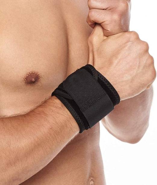 Quefit Wrist Support Brace, Sport Wrist Wrap for Wrist Pain Relief, Free Size, Men & Women