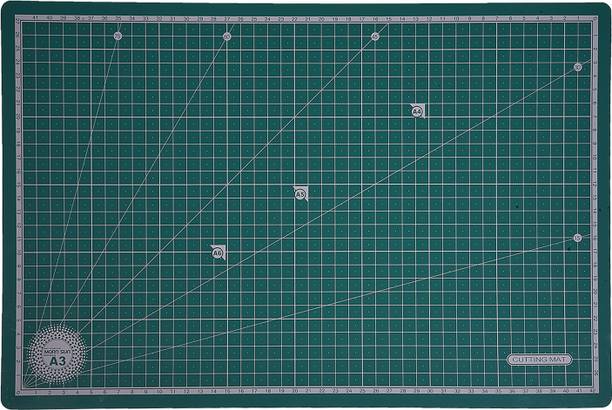 Morn Sun Non-Slip Flexible Self-Healing Grid Line Print Cutting Mat