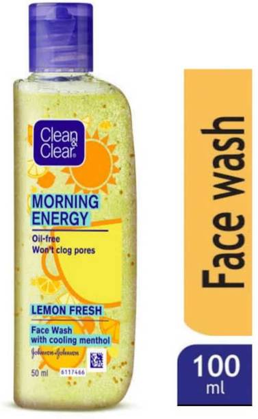 Clean & Clear Morning Energy Lemon Fresh Oil - Free Pack Of 01 Fa