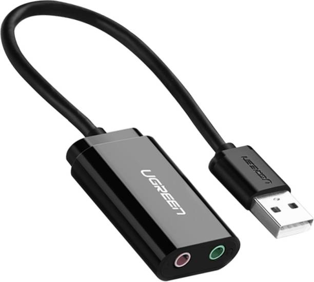 Ugreen USB External Stereo Sound Card Headphone and Microphone Jack Audio Converter USB 2.0 Internal Sound Card