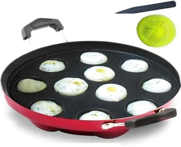MITHALI Grill Pan 23 cm diameter with Lid 1 L capacity