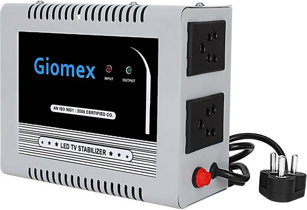 Giomex GMX55STB Voltage Stabilizer for Upto 55 inch TV + Set top Box (Working : 90-290V; 2.3 A)