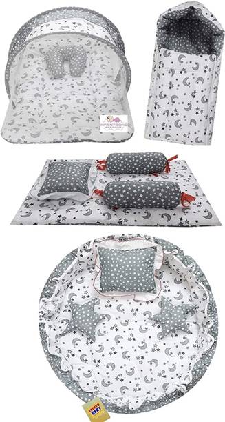 Fareto Baby Complete Sleeping Essentials(0-6 Months) Standard Crib