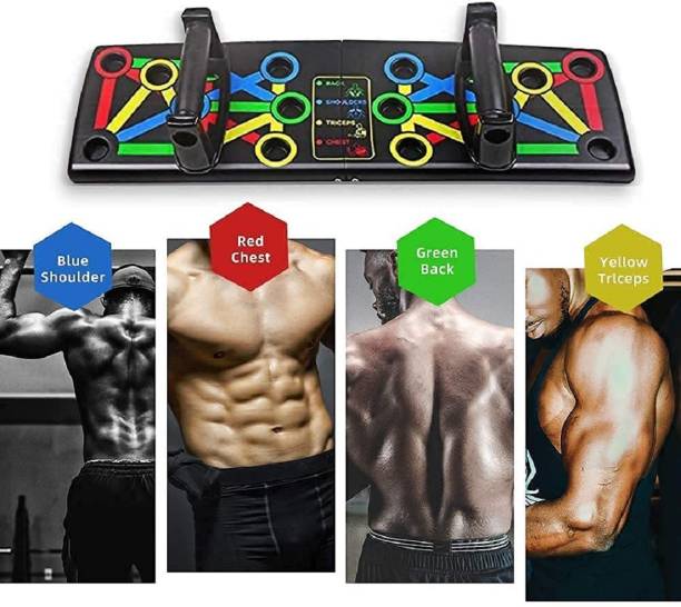 AARONIKA Push Up Board 14 in 1 Board Support Fitness Equipment Home /Gym multi color Push-up Bar